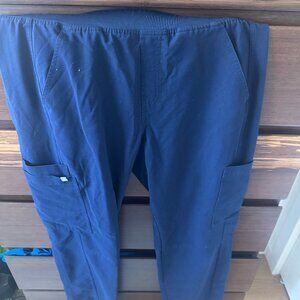 Figs Scrub pants - men's Navy Axim - Cargo Scrub Pants - L / Navy